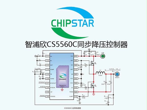 智浦欣同步降压控制器CS5560C产品应用