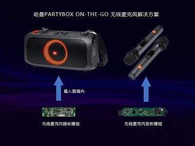 哈曼-源泰合作案例 - JBL PartyBox On-the-Go 无线麦克风